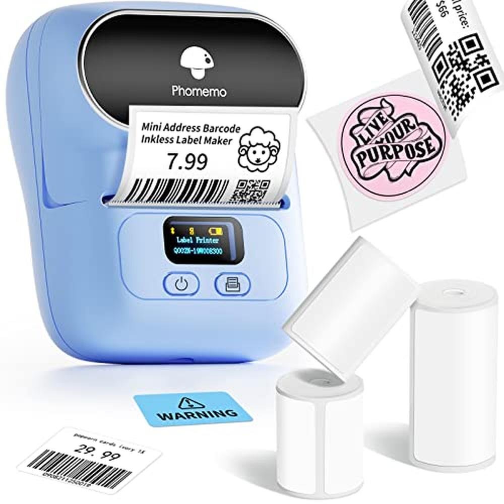 Label Maker: Phomemo M110 Portable Bluetooth Label Maker – Front View