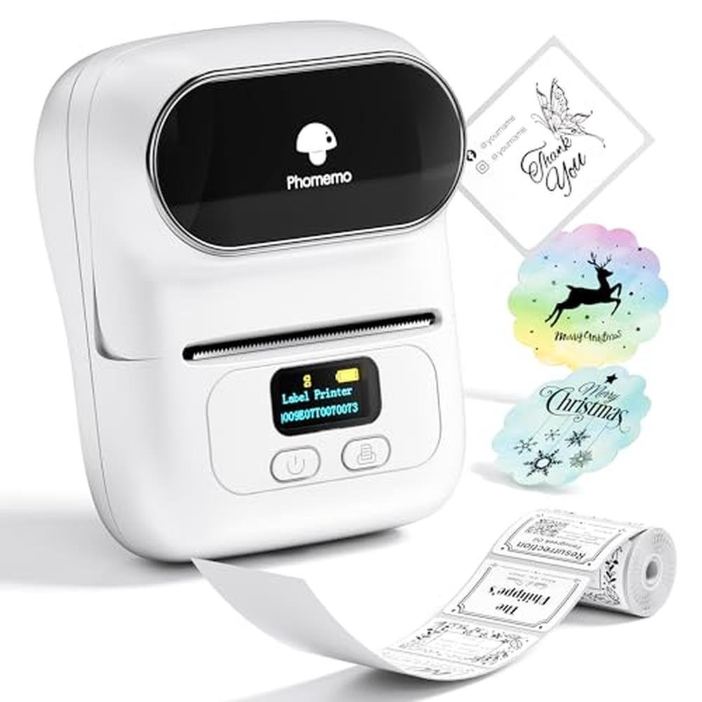 Label Printer: Phomemo M110 Portable Thermal Label Maker – Front View