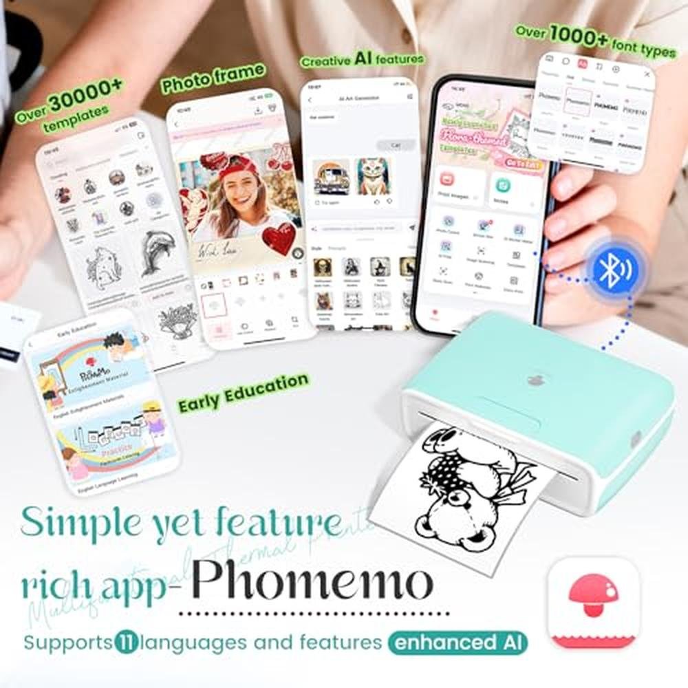 Phomemo M04S Portable Thermal Printer – Packaging