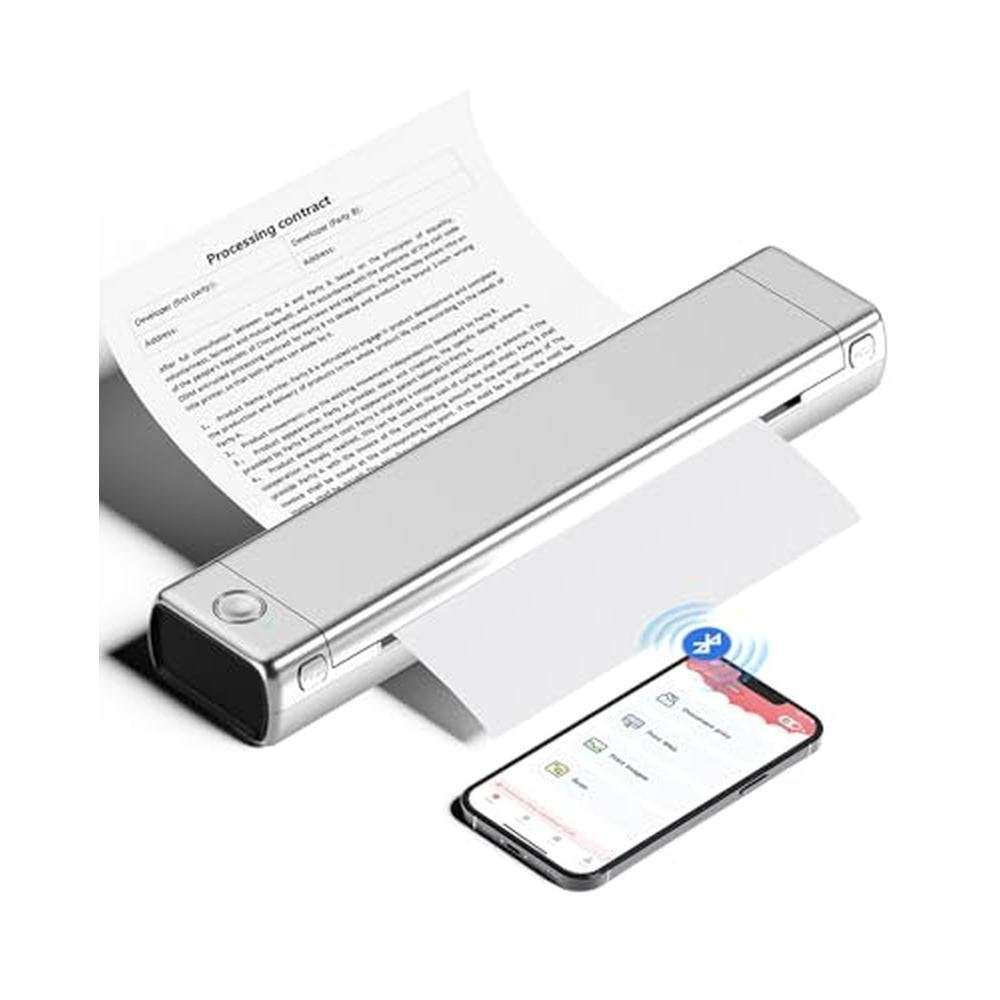 Travel Printer: Phomemo M08F Portable Wireless Thermal – Front View