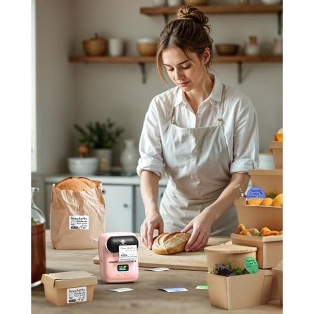 Label Maker: Phomemo M110 Bluetooth Label Maker Machine – Side View