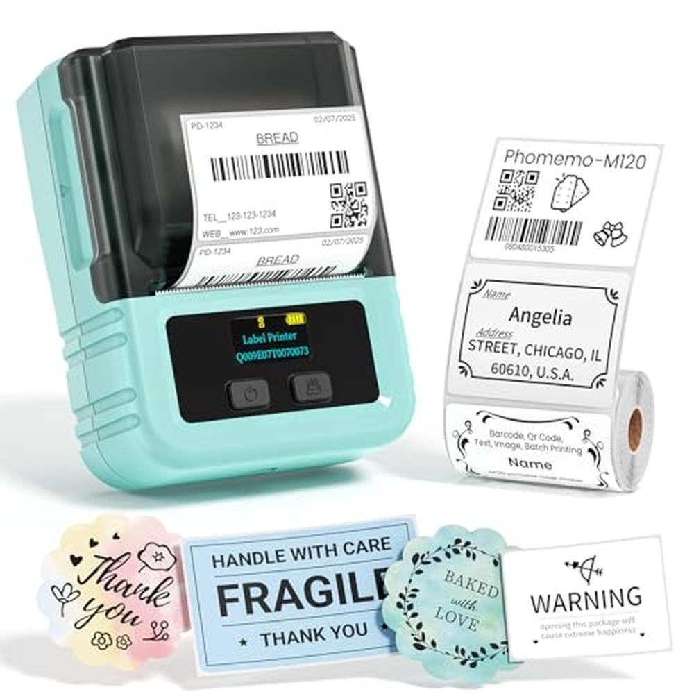 Phomemo M120 Smart Label Printer – Front View