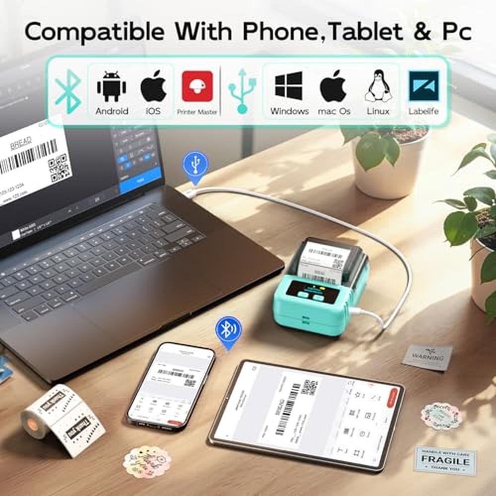 Phomemo M120 Smart Label Printer – Close-up Detail