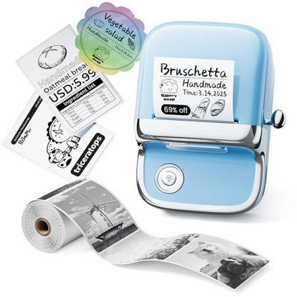 Phomemo M150 Label Maker: 2 Bluetooth Thermal Printer 203DPI – Front View