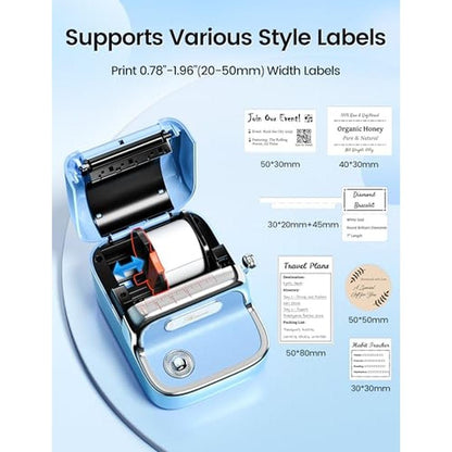 Phomemo M150 Label Maker: 2 Bluetooth Thermal Printer 203DPI – Close-up Detail