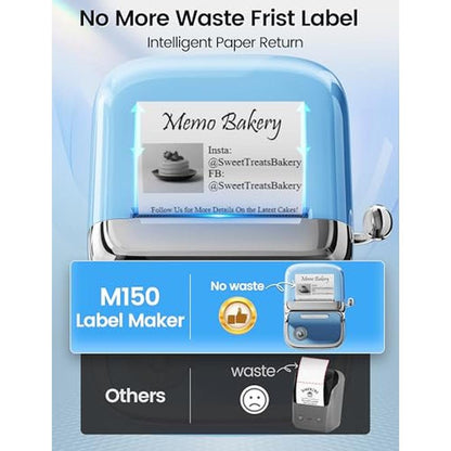Phomemo M150 Label Maker: 2 Bluetooth Thermal Printer 203DPI – Packaging