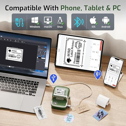 Label Maker: Phomemo M150 Bluetooth Thermal Label Maker – Close-up Detail