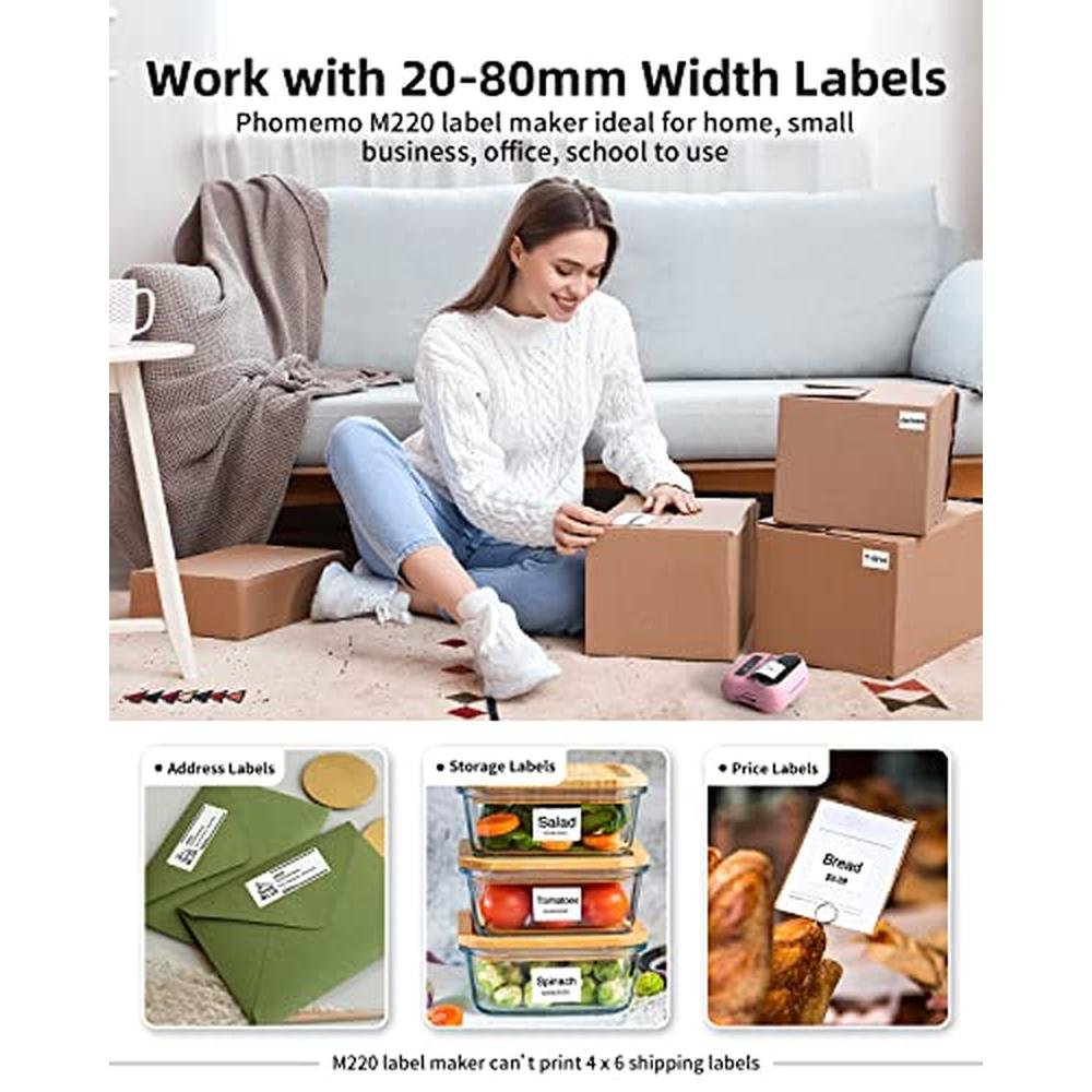 Phomemo M220: Portable Thermal Label Maker – Packaging