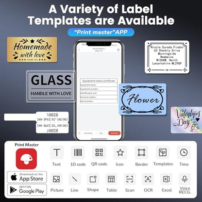 Label Maker: Phomemo M250 3 Inch Portable Barcode Label – In Use