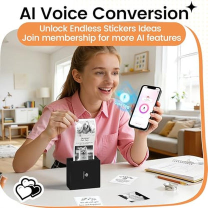 Sticker Printer: Phomemo M02 Mini Printer Sticker Maker – Packaging