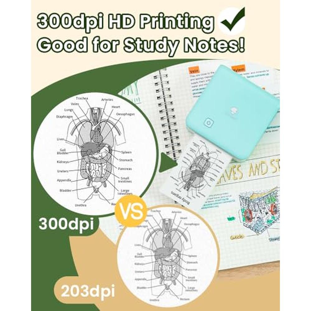 Sticker Printer: Phomemo M02 Pro Mini Maker – Side View