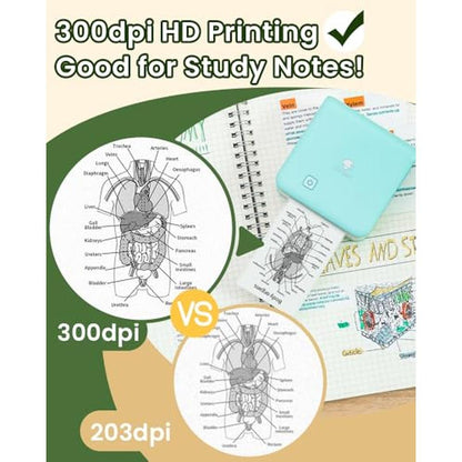 Sticker Printer: Phomemo M02 Pro Mini Maker – Side View