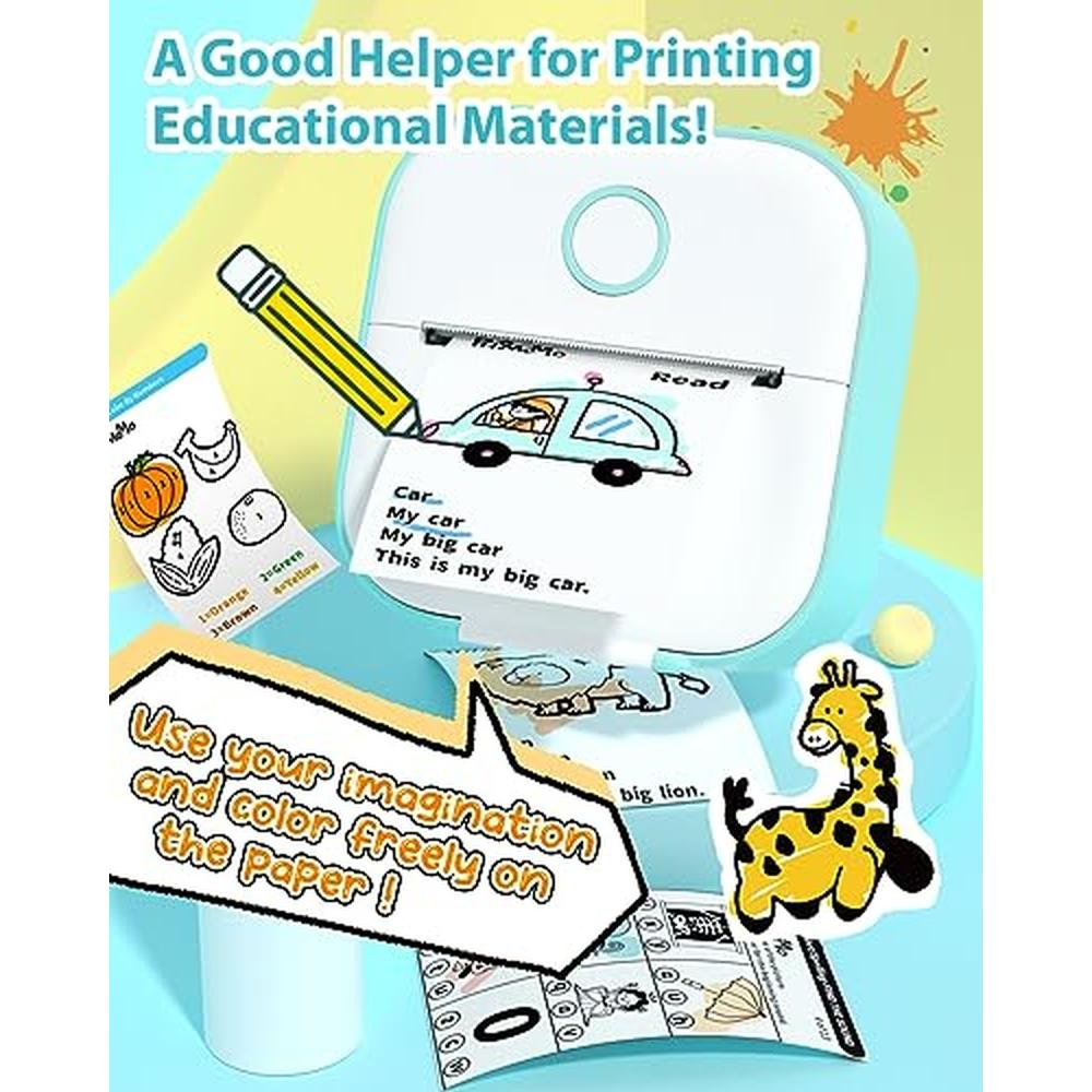 Sticker Printer: Phomemo Mini T02 Inkless Thermal Printer – Packaging