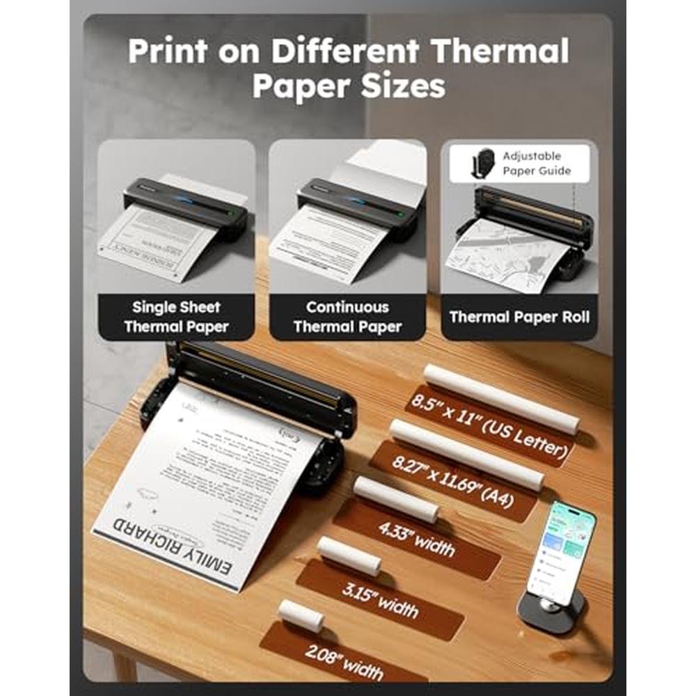 Portable Printers: Phomemo M832 Pro Wireless Thermal Printer – Packaging