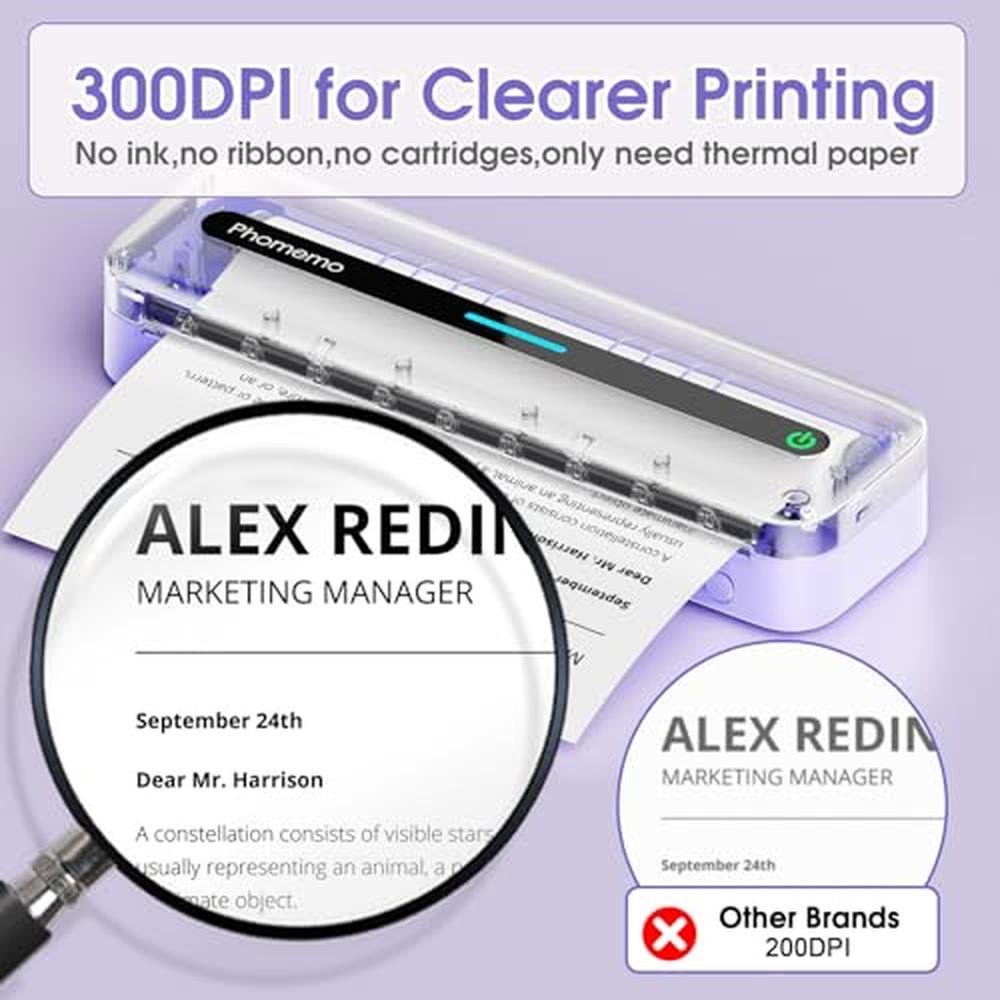 Portable Thermal Printer: Phomemo M832 Bluetooth Portable – Packaging