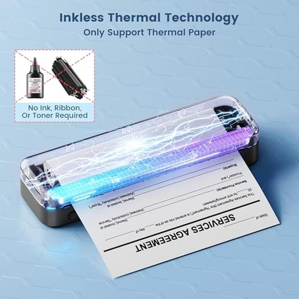 Portable Thermal Printer: Phomemo M832 Inkless Wireless – In Use