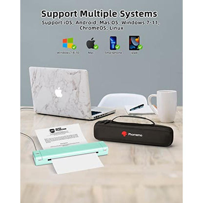 Phomemo Portable Wireless Printer – Side View