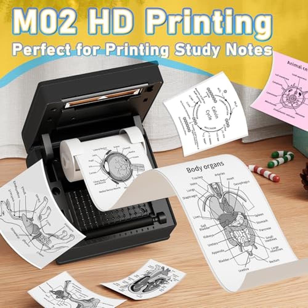 Sticker Printer: Phomemo Mini Thermal Sticker Printer – Side View