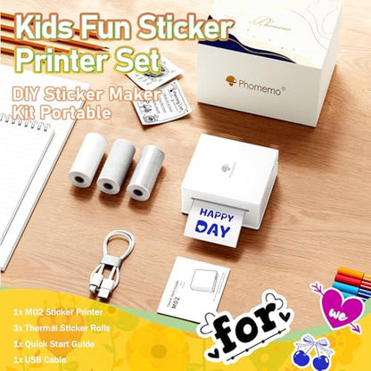Sticker Printer: Phomemo Mini Thermal Sticker Printer – In Use