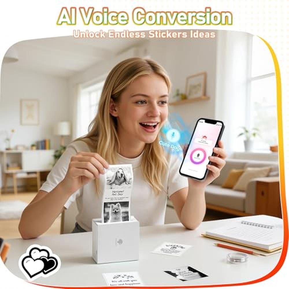Sticker Printer: Phomemo Mini Thermal Sticker Printer – Packaging