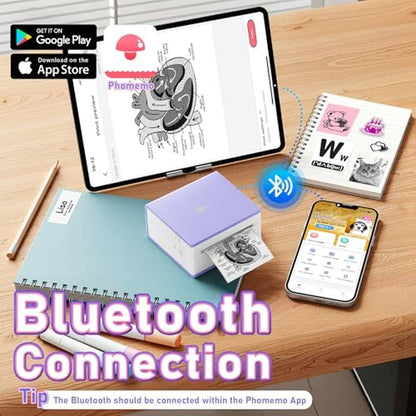 Sticker Printer: Phomemo Mini Thermal Sticker Printer – In Use