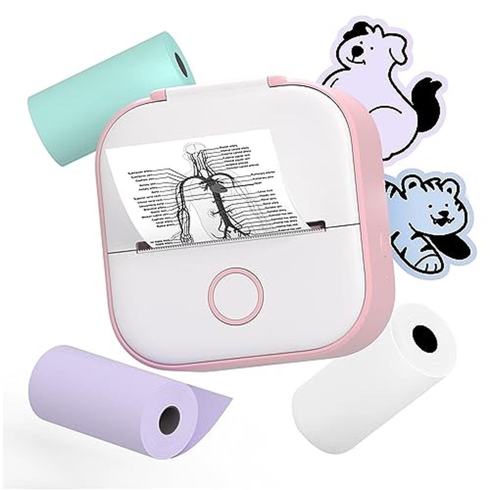 Sticker Printer: Phomemo T02 Mini Sticker Printer Maker – Front View