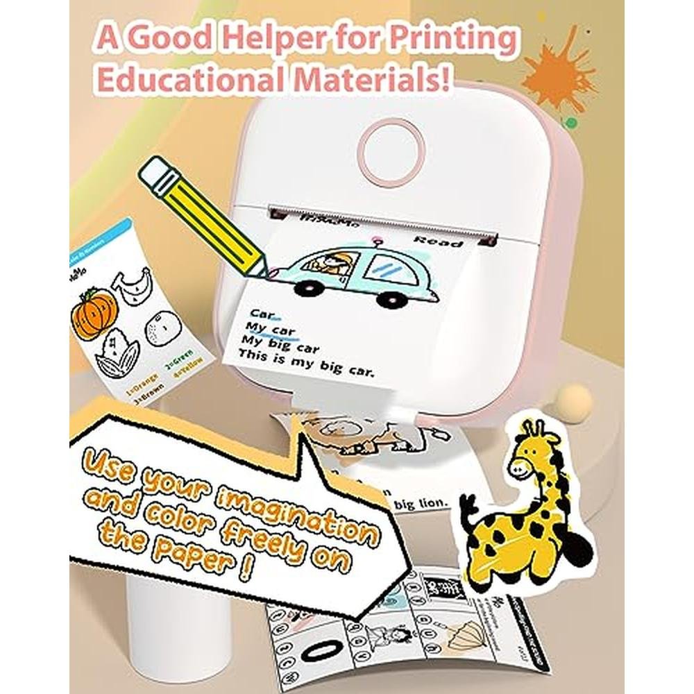 Sticker Printer: Phomemo T02 Mini Sticker Printer Maker – In Use