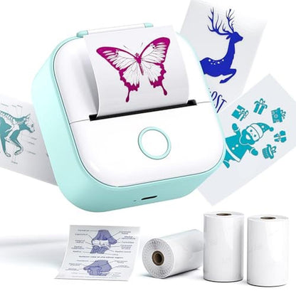 Sticker Printer: Phomemo T02 Mini Printer Sticker Maker – Front View