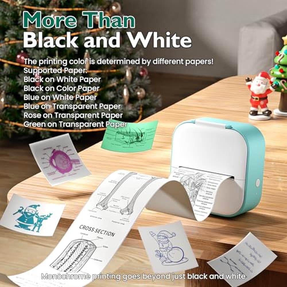 Sticker Printer: Phomemo T02 Mini Printer Sticker Maker – Close-up Detail