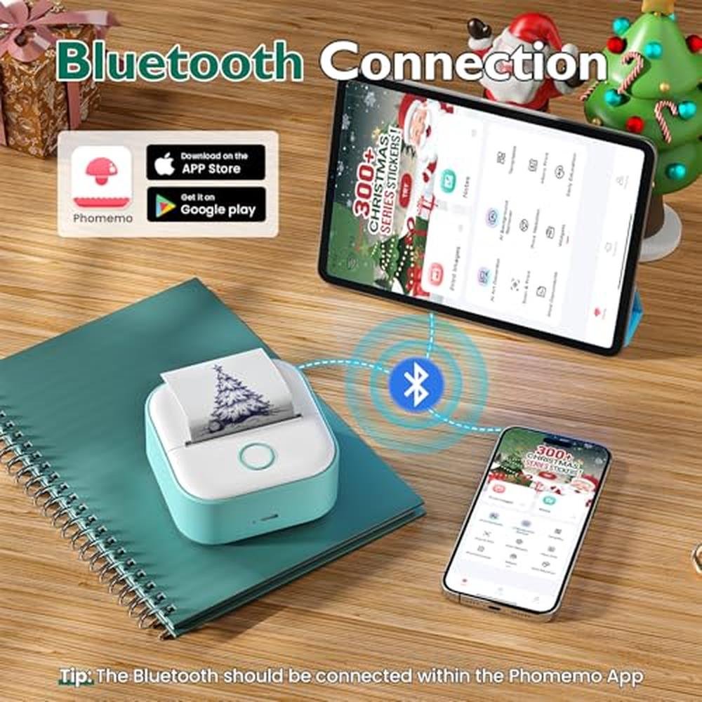 Sticker Printer: Phomemo T02 Mini Printer Sticker Maker – In Use