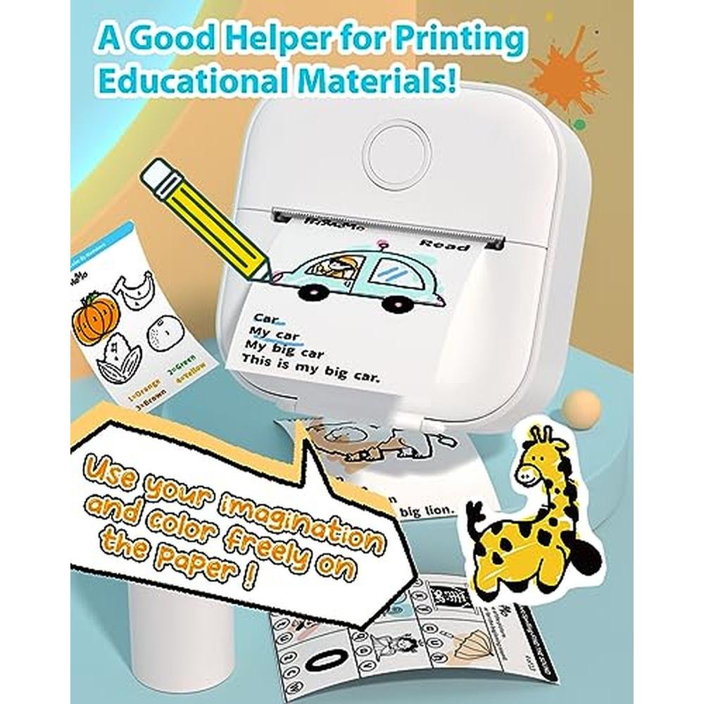 Sticker Printer: Phomemo T02 Mini Printer Sticker Maker – Packaging