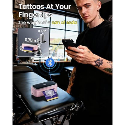Tattoo Machine: Phomemo TP31 Mini Tattoo Stencil Printer – Close-up Detail