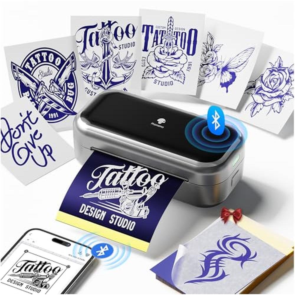 Tattoo Printer: Phomemo TP31 Mini Bluetooth Stencil Printer – Front View