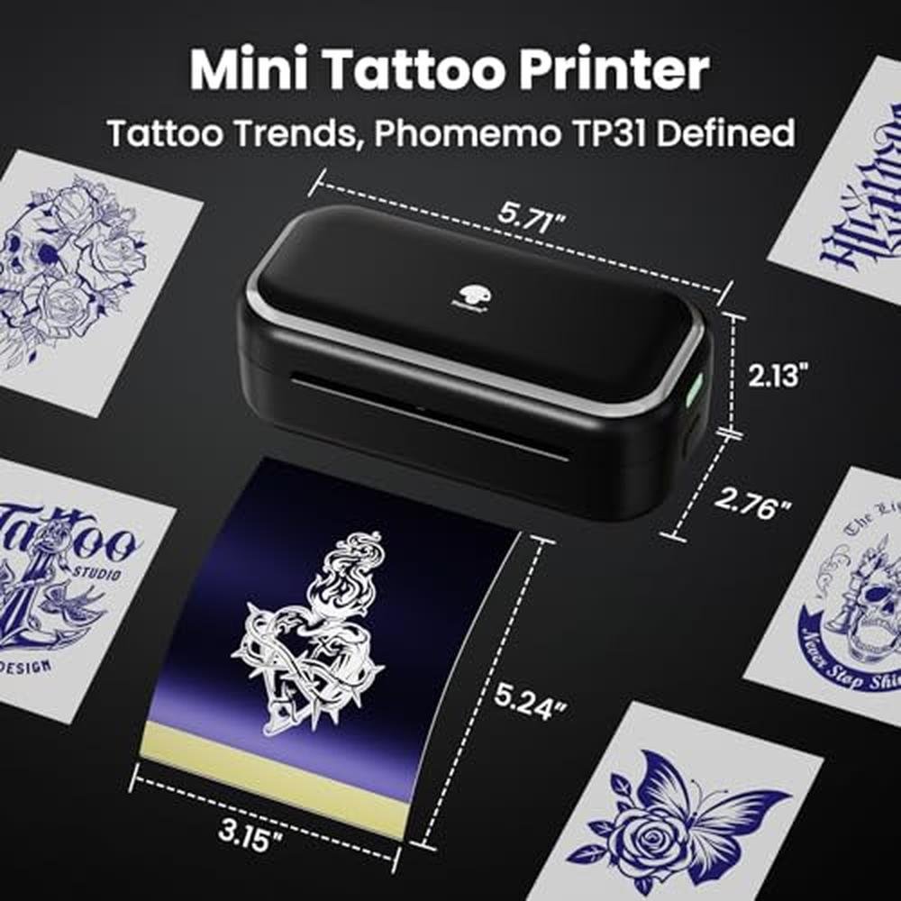 Tattoo Phomemo: Phomemo TP31 Tattoo Stencil Printer Mini – Packaging