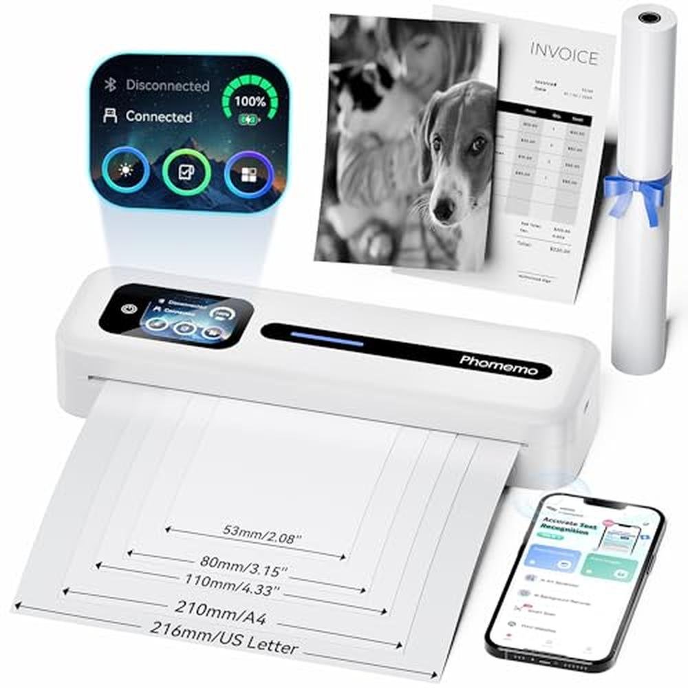 Phomemo M832D Portable Printer – Front View