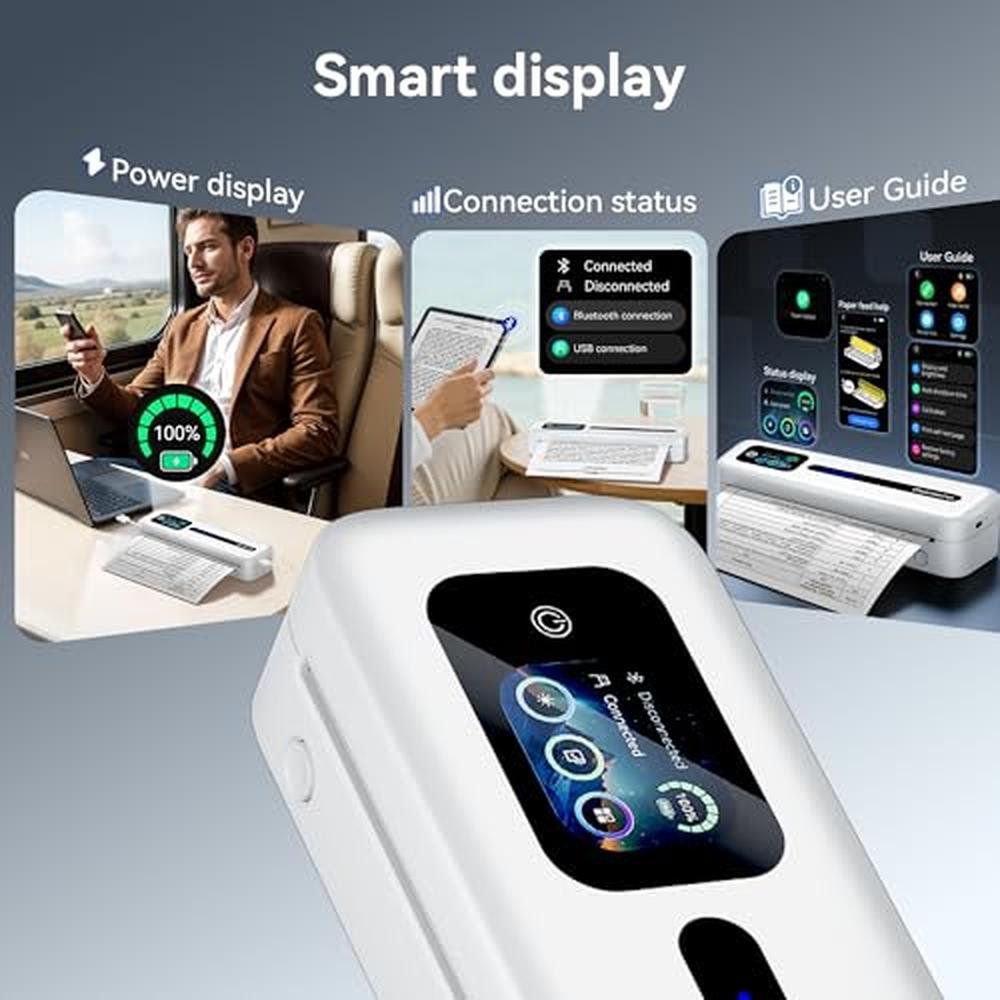 Phomemo M832D Portable Printer – Side View