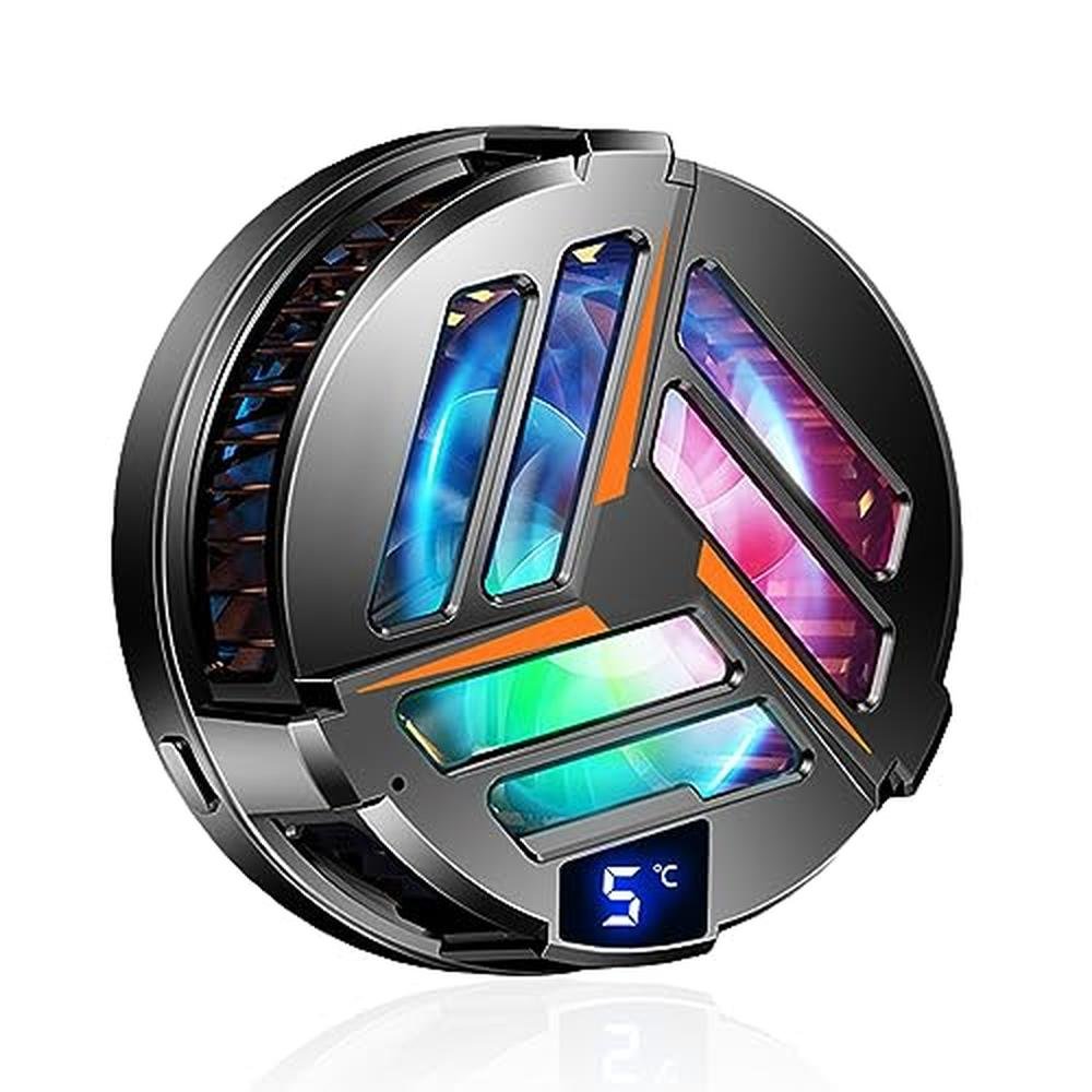 Phone Cooler: Magnetic Phone Cooler Cooling Fan for Gaming – Front View