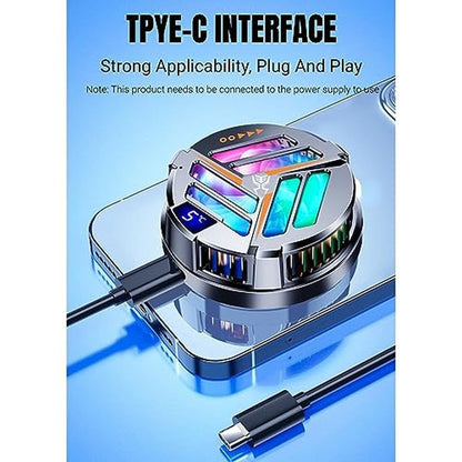 Phone Cooler: Magnetic Phone Cooler Cooling Fan for Gaming – Close-up Detail