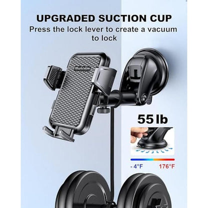 Phone Holder: 3-in-1 Car Phone Mount Strong Suction for – Packaging
