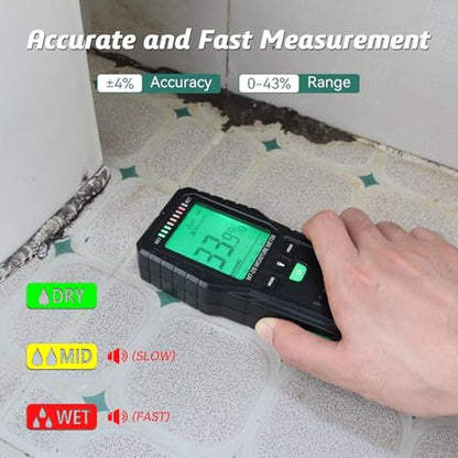 Moisture Pinless: Premium Digital Moisture Meter for Wood – Packaging