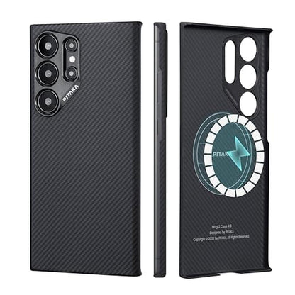 Case S24 Ultra: Pitaka MagEZ Case 4 Slim Light – Front View
