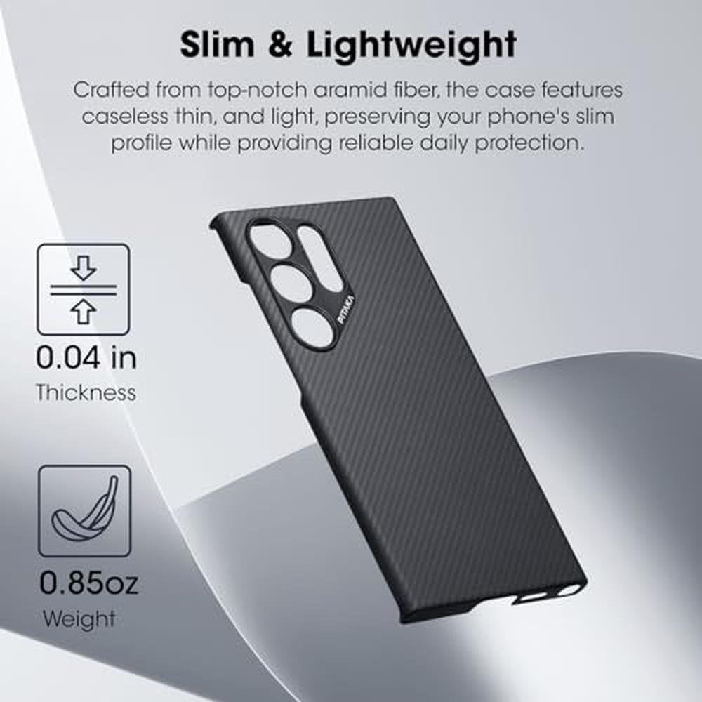 Case S24 Ultra: Pitaka MagEZ Case 4 Slim Light – In Use