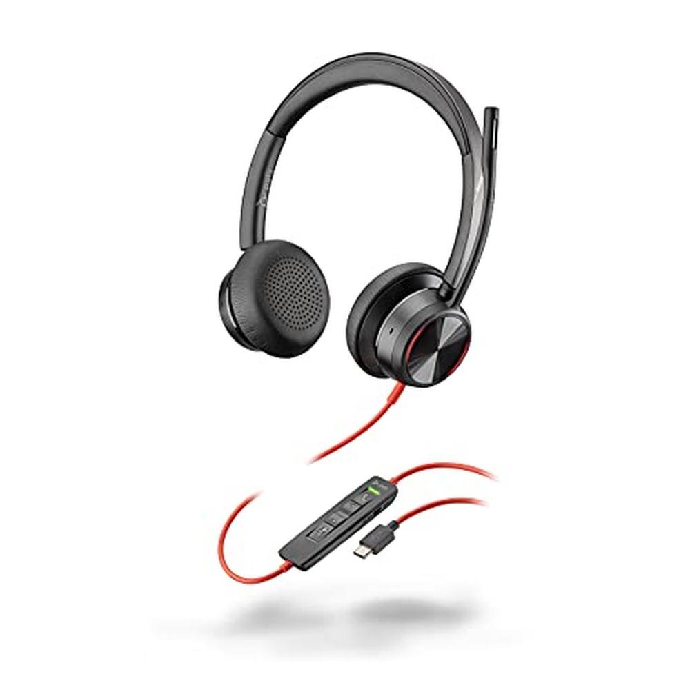 Headset Plantronics: Poly Blackwire 8225 Wired Headset with – Side View