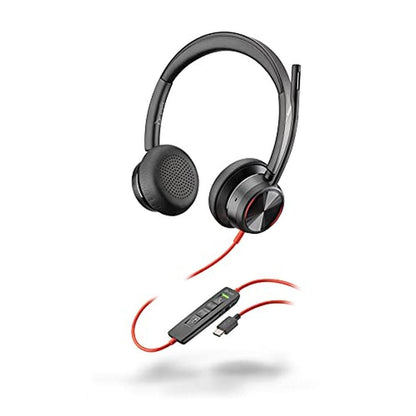 Headset Plantronics: Poly Blackwire 8225 Wired Headset with – Side View