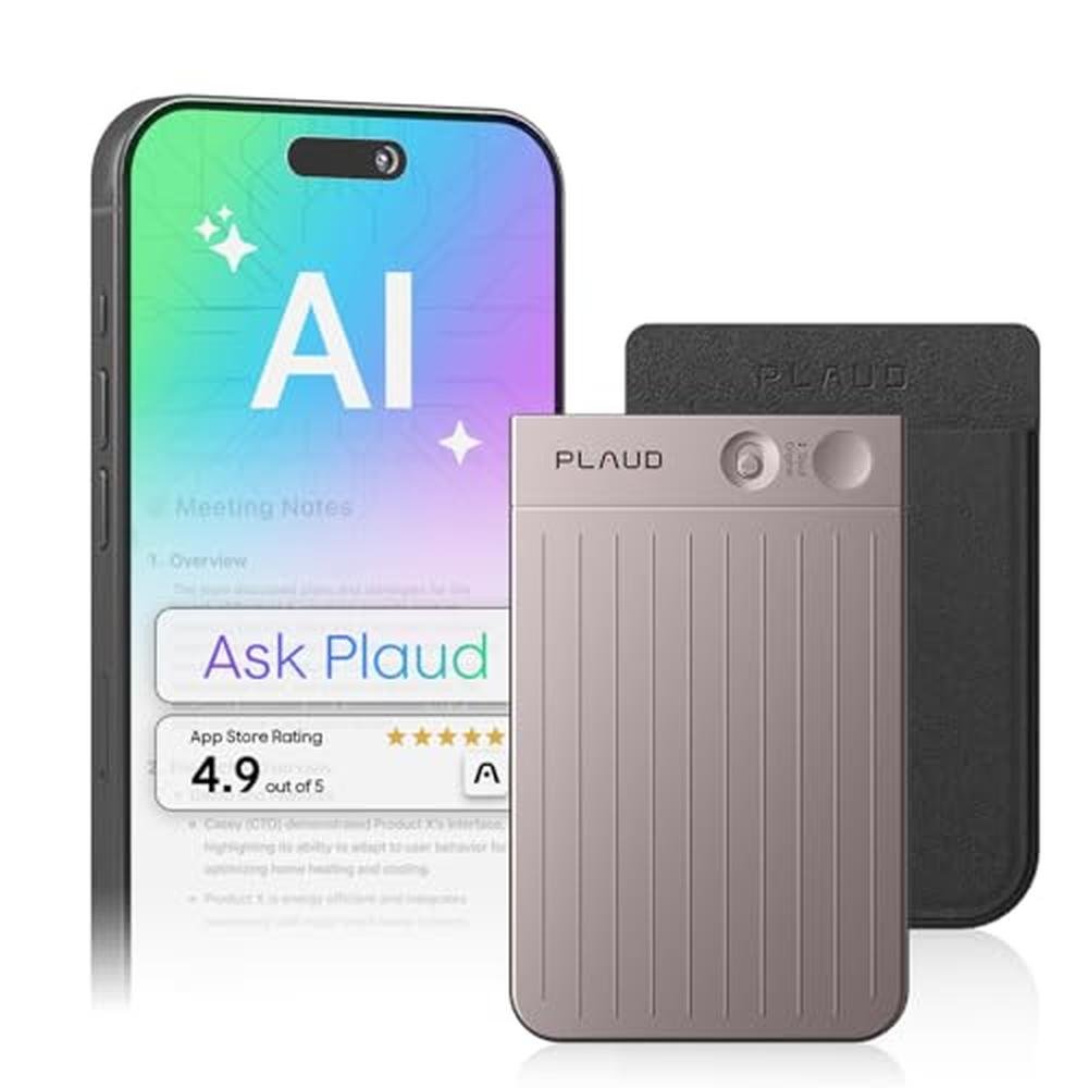 Plaud Note AI Voice Recorder: Premium Note Taker with AI – Front View
