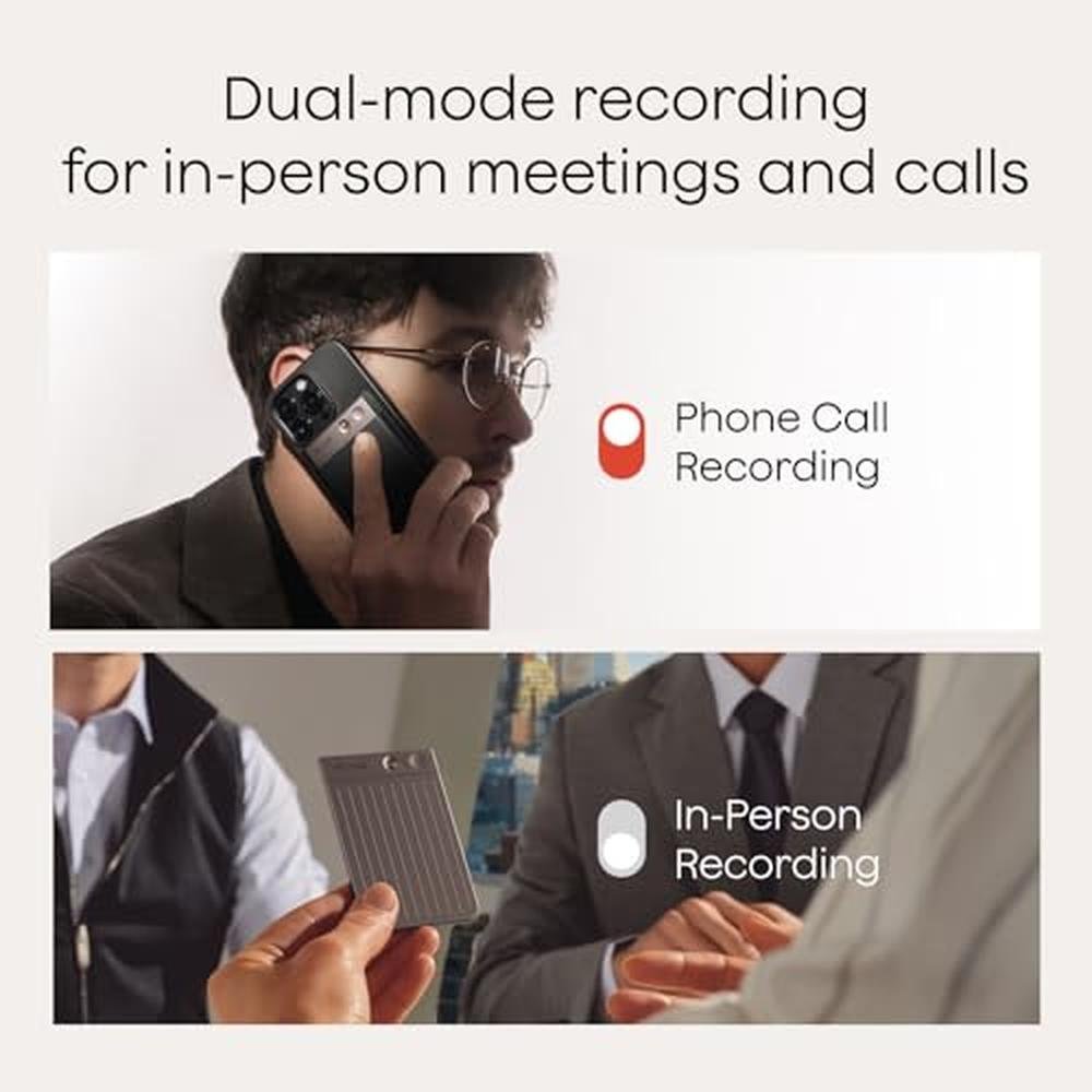 Plaud Note AI Voice Recorder: Premium Note Taker with AI – Side View