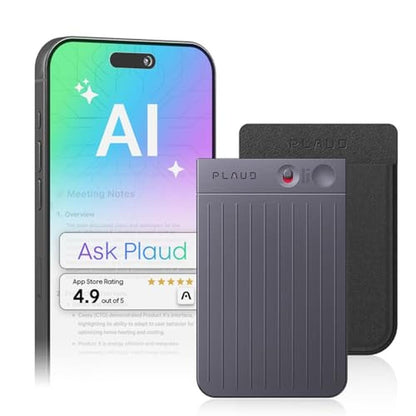 Plaud Note AI Voice Recorder: Premium Note Taker with – Front View