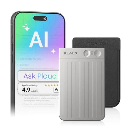 Plaud Note AI Voice Recorder: Premium Note Taker with AI – Front View