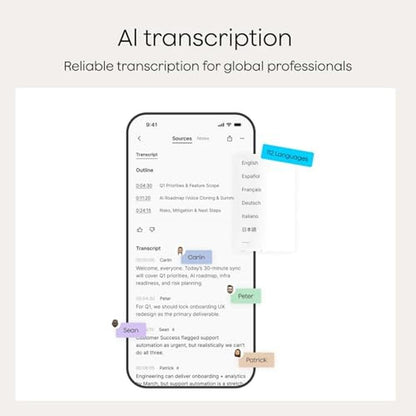 Note Black: Plaud Note Pro AI Voice Recorder Transcribe – Packaging