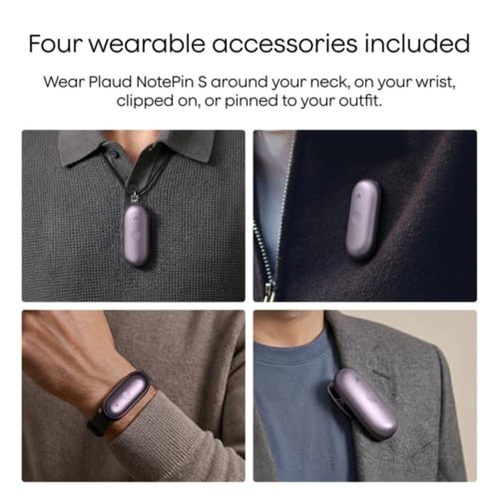 Plaud NotePin S AI Voice Recorder – Close-up Detail
